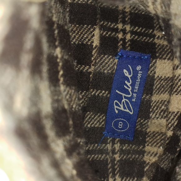 Blue lace up snow duck boots - 8 - brown - Picture 6 of 7